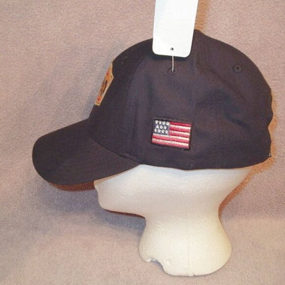 Vtg Ouray Rodeo USA Hat Cap Snapback Patch Embroidered Flag Cowboy Western 90s - Picture 5 of 9